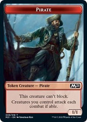Pirate // Treasure Double-Sided Token [Core Set 2021 Tokens] | Gear Gaming Bentonville