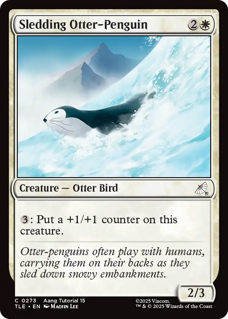 Sledding Otter-Penguin (0273) [Avatar: The Last Airbender: Eternal-Legal] | Gear Gaming Bentonville