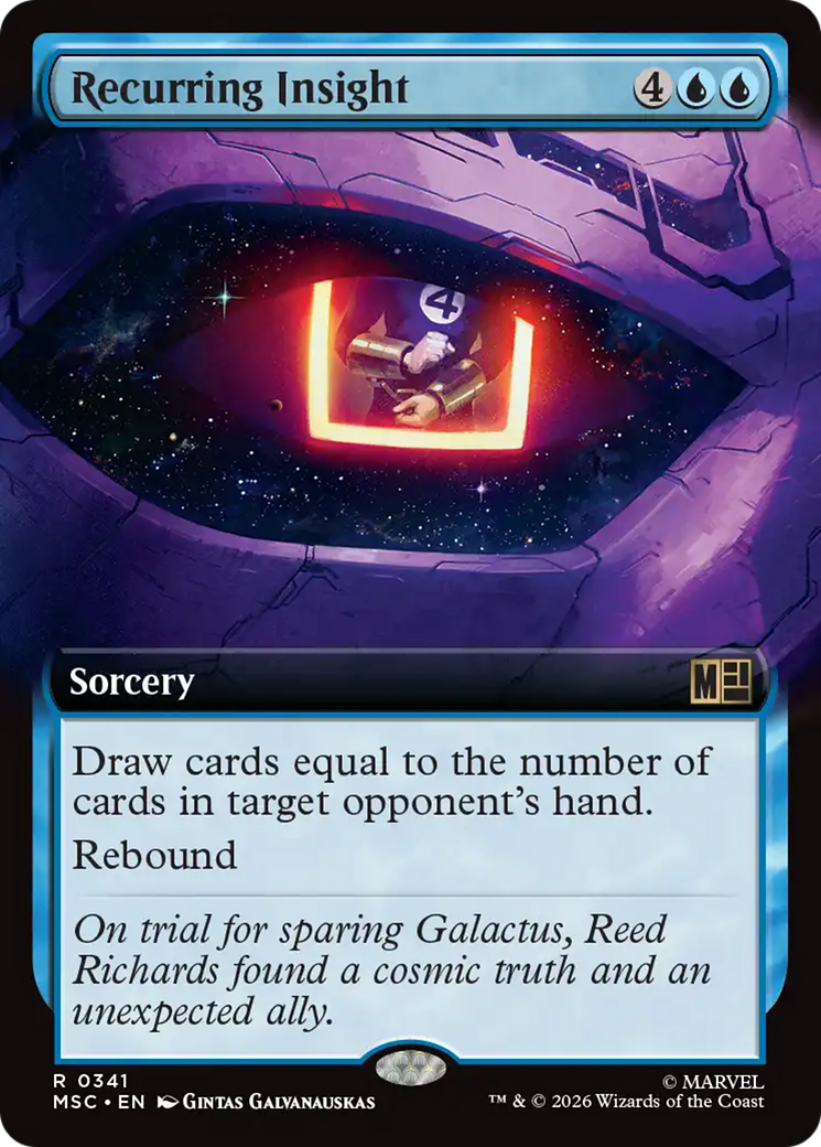 Recurring Insight (Extended Art) [Marvel Super Heroes Commander] | Gear Gaming Bentonville