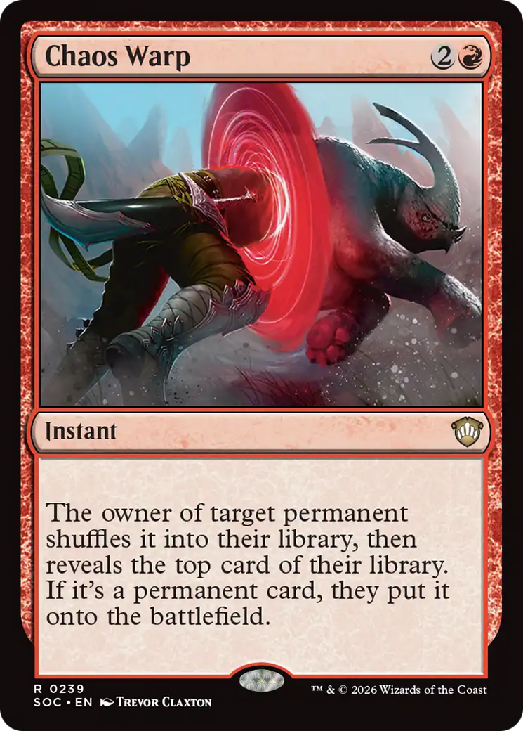 Chaos Warp [Secrets of Strixhaven Commander] | Gear Gaming Bentonville