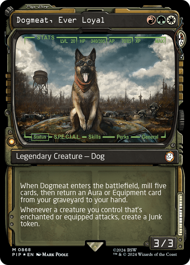 Dogmeat, Ever Loyal (Showcase) (Surge Foil) [Fallout] | Gear Gaming Bentonville