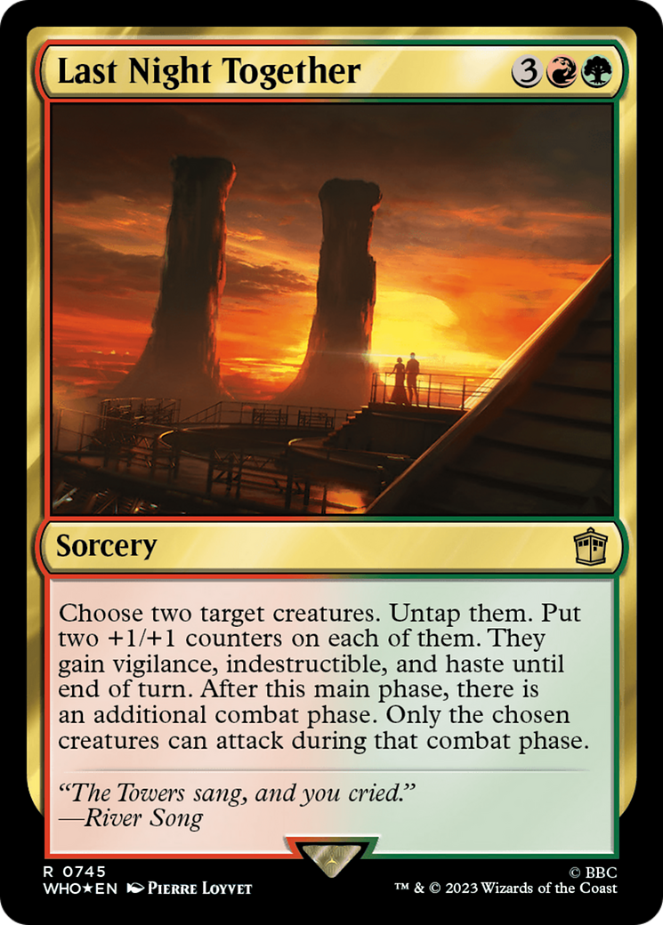 Last Night Together (Surge Foil) [Doctor Who] | Gear Gaming Bentonville