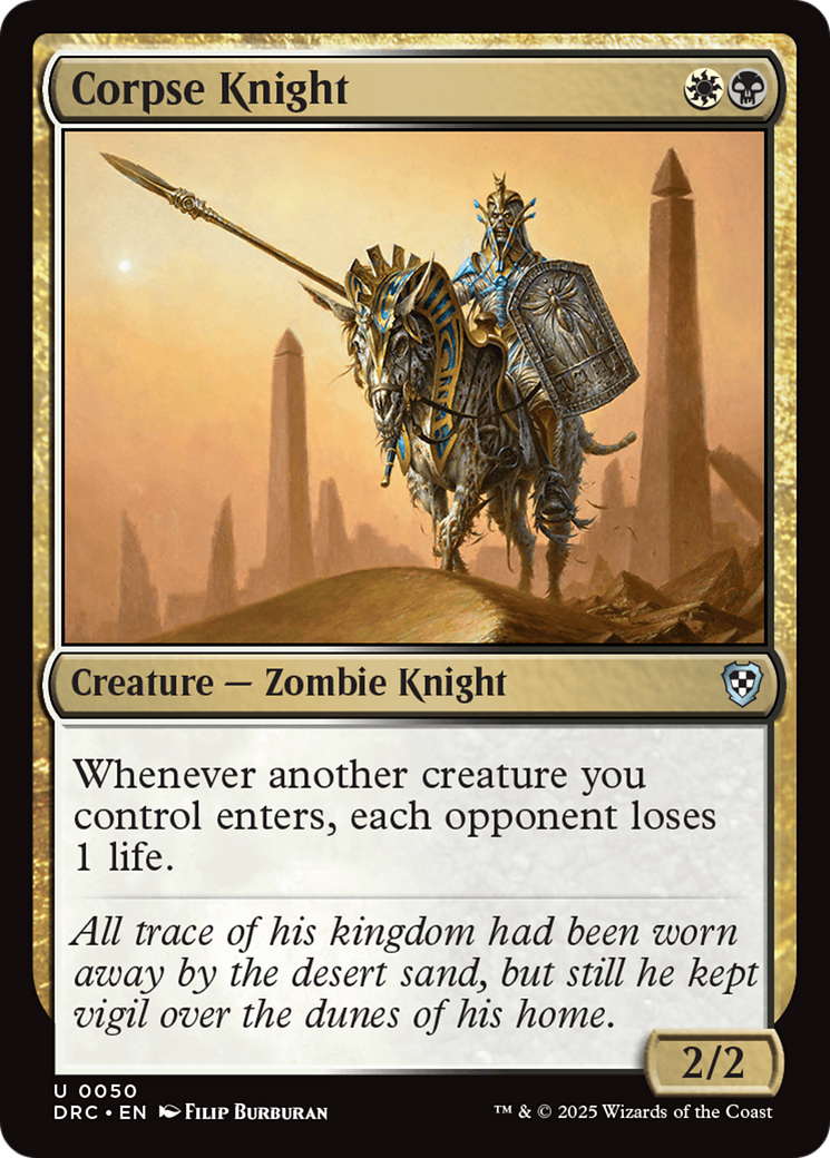 Corpse Knight [Aetherdrift Commander] | Gear Gaming Bentonville