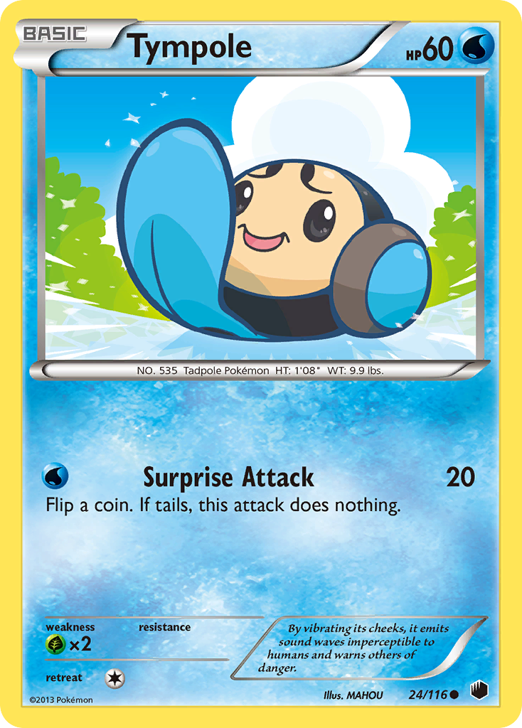 Tympole (24/116) [Black & White: Plasma Freeze] | Gear Gaming Bentonville