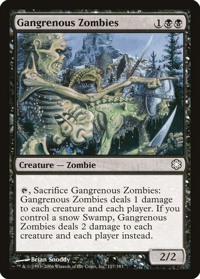 Gangrenous Zombies [Coldsnap Theme Decks] | Gear Gaming Bentonville