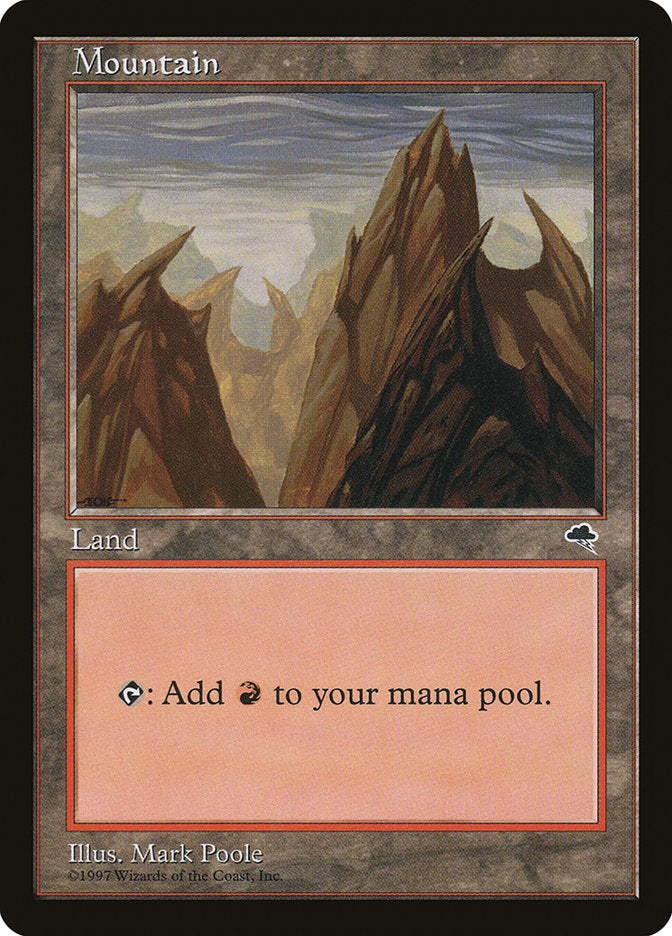 Mountain (No Arch / Peaks Pointing Left and Right) [Tempest] | Gear Gaming Bentonville