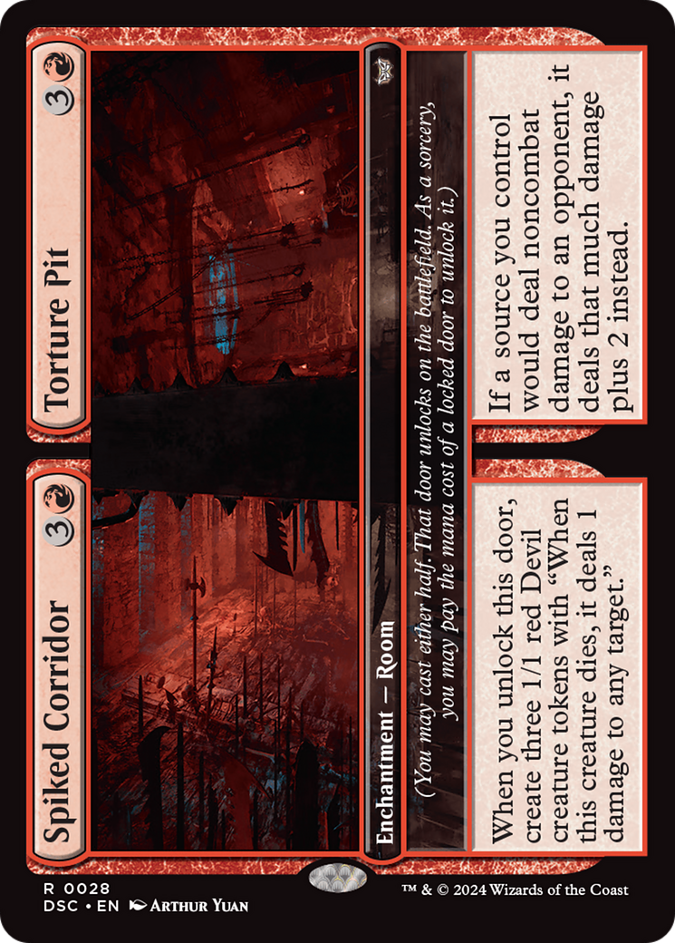 Spiked Corridor // Torture Pit [Duskmourn: House of Horror Commander] | Gear Gaming Bentonville