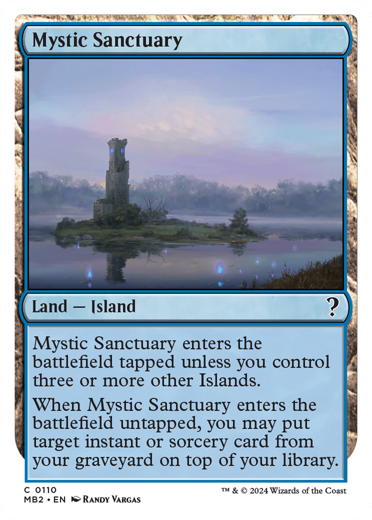 Mystic Sanctuary (White Border) [Mystery Booster 2] | Gear Gaming Bentonville