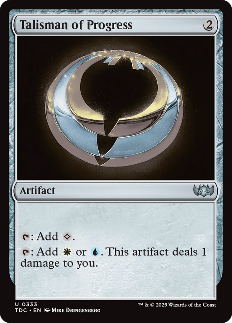 Talisman of Progress [Tarkir: Dragonstorm Commander] | Gear Gaming Bentonville