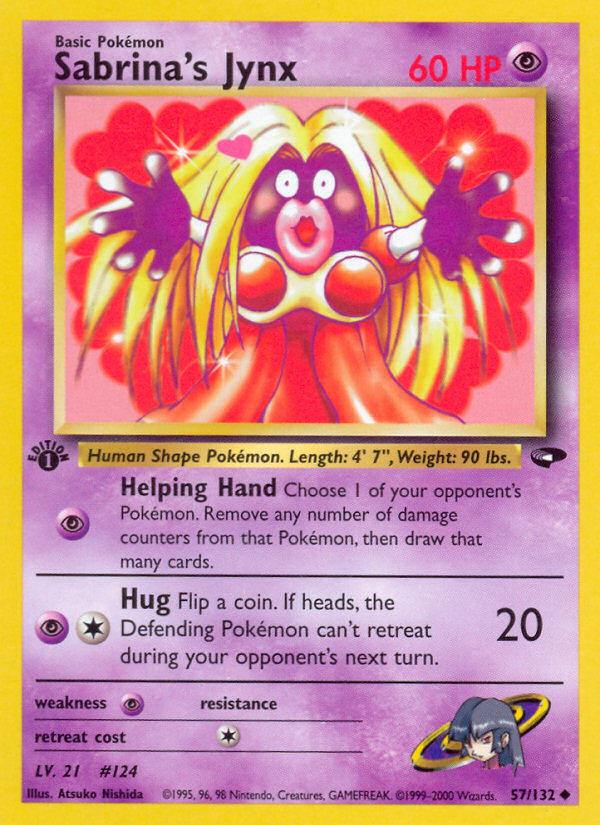 Sabrina's Jynx (57/132) [Gym Challenge 1st Edition] | Gear Gaming Bentonville