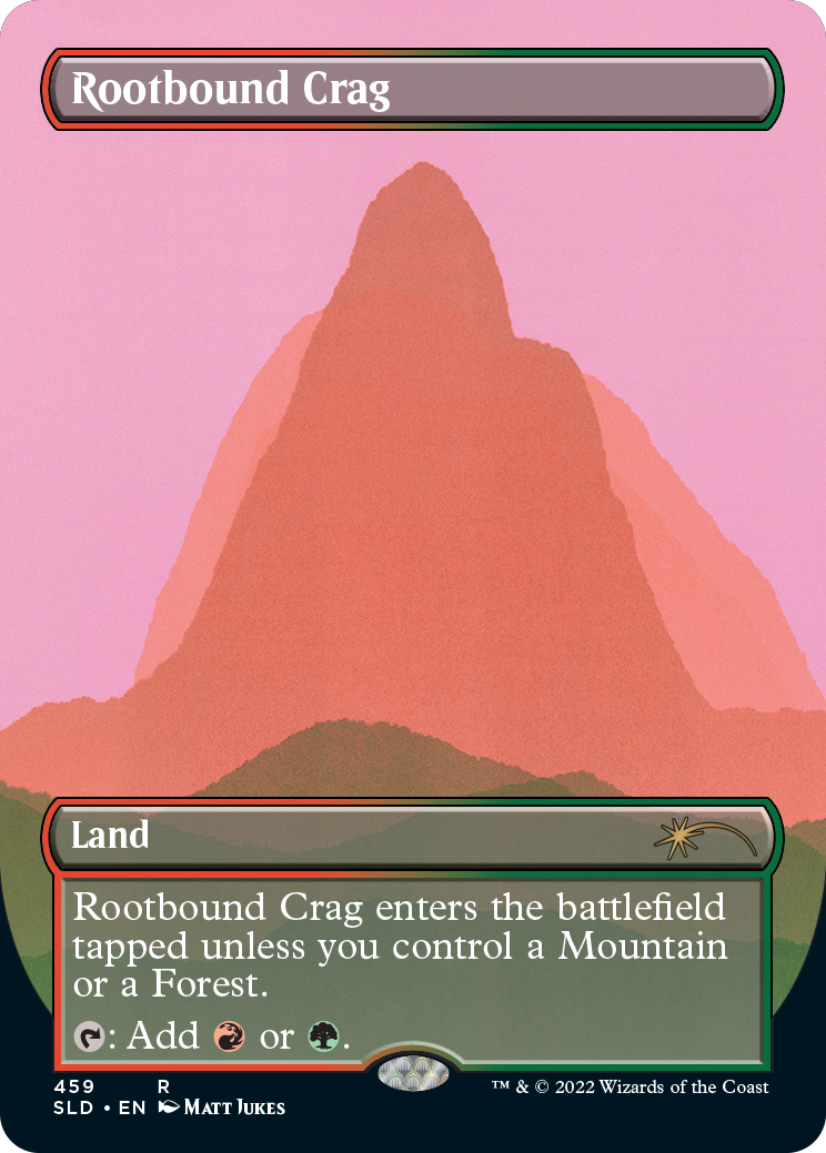 Rootbound Crag (Borderless) [Secret Lair Drop Series] | Gear Gaming Bentonville