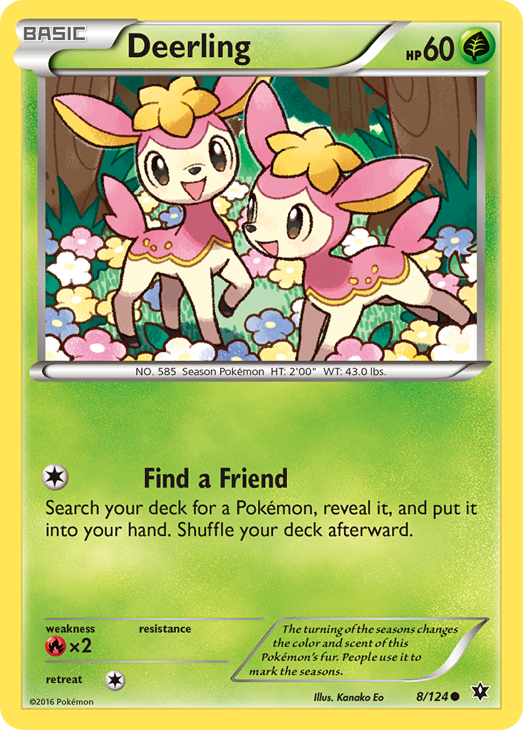 Deerling (8/124) [XY: Fates Collide] | Gear Gaming Bentonville