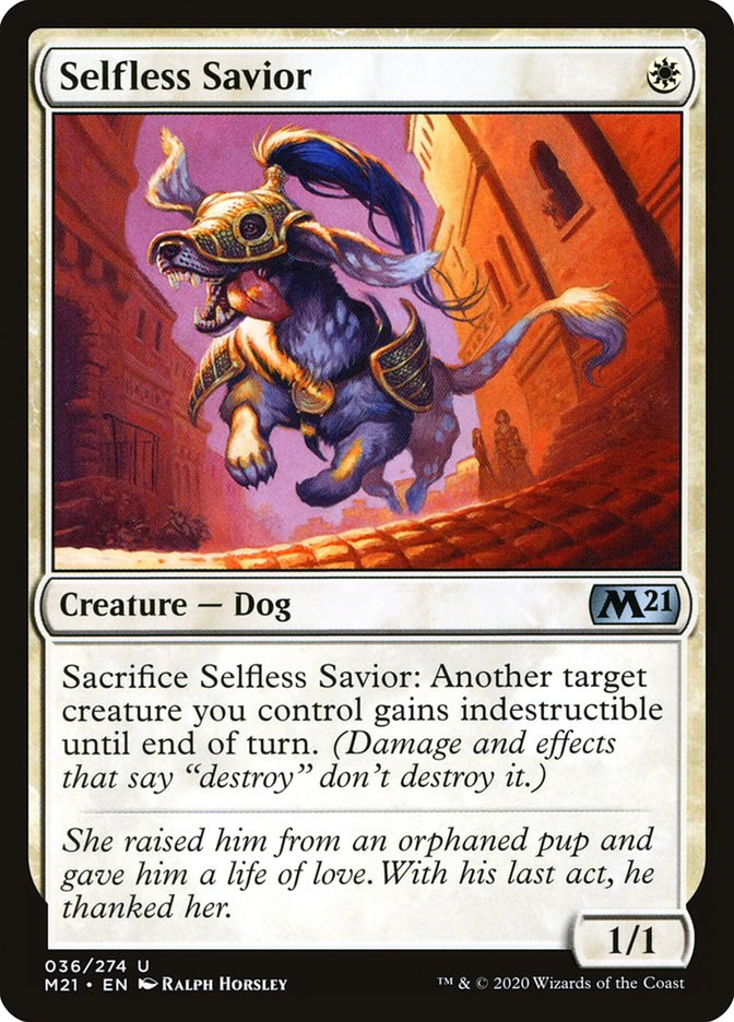Selfless Savior [Core Set 2021] | Gear Gaming Bentonville