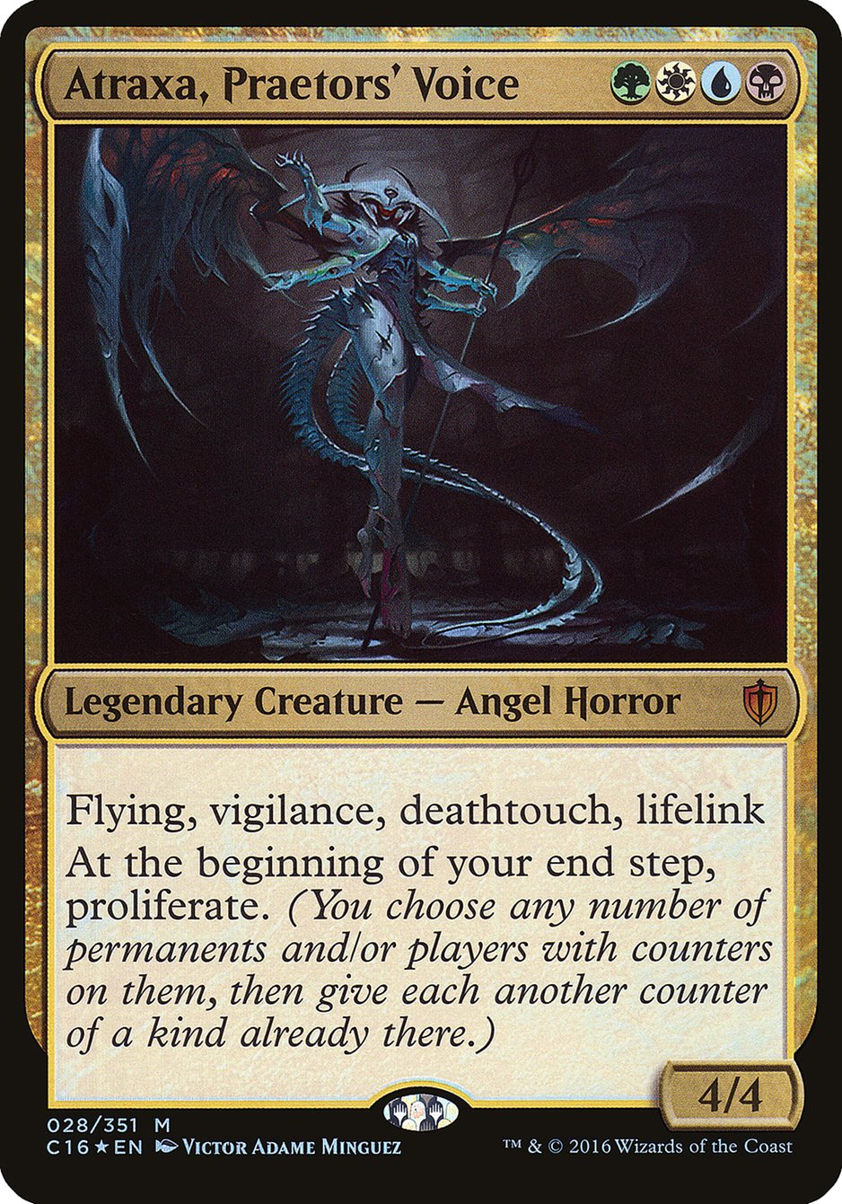 Atraxa, Praetors' Voice (Oversized) [Commander 2016 Oversized] | Gear Gaming Bentonville