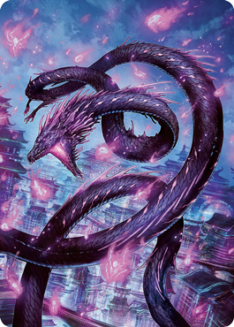 Junji, the Midnight Sky 2 Art Card [Kamigawa: Neon Dynasty Art Series] | Gear Gaming Bentonville
