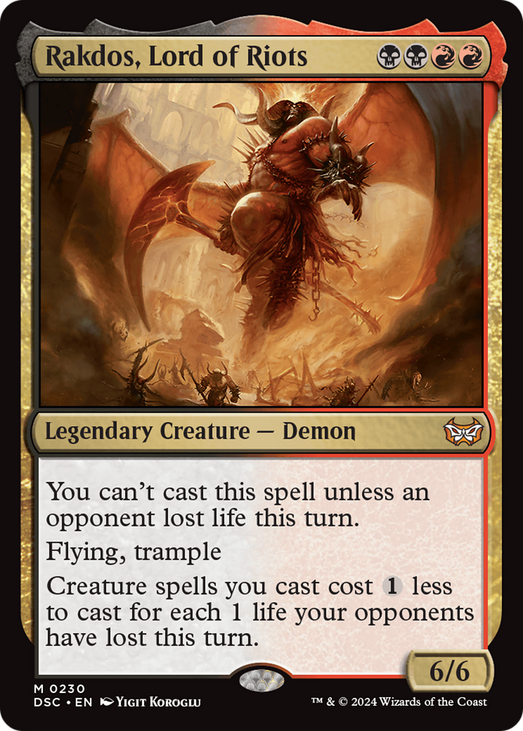 Rakdos, Lord of Riots [Duskmourn: House of Horror Commander] | Gear Gaming Bentonville