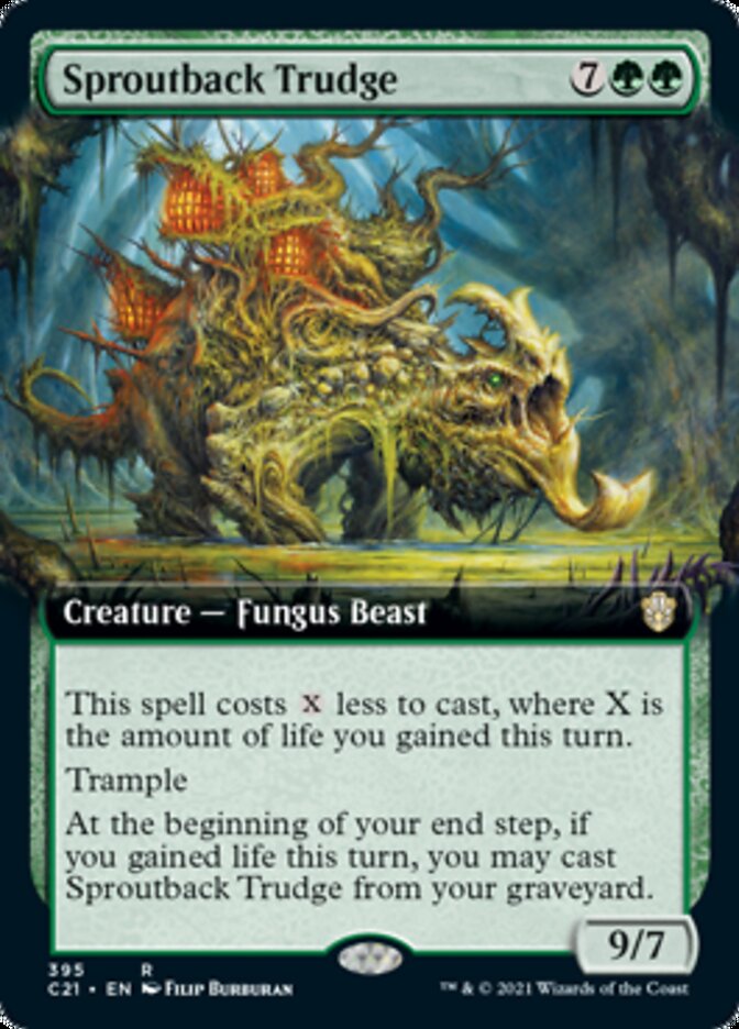 Sproutback Trudge (Extended Art) [Commander 2021] | Gear Gaming Bentonville