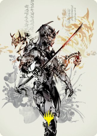 Satoru Umezawa 1 Art Card (Gold-Stamped Signature) [Kamigawa: Neon Dynasty Art Series] | Gear Gaming Bentonville