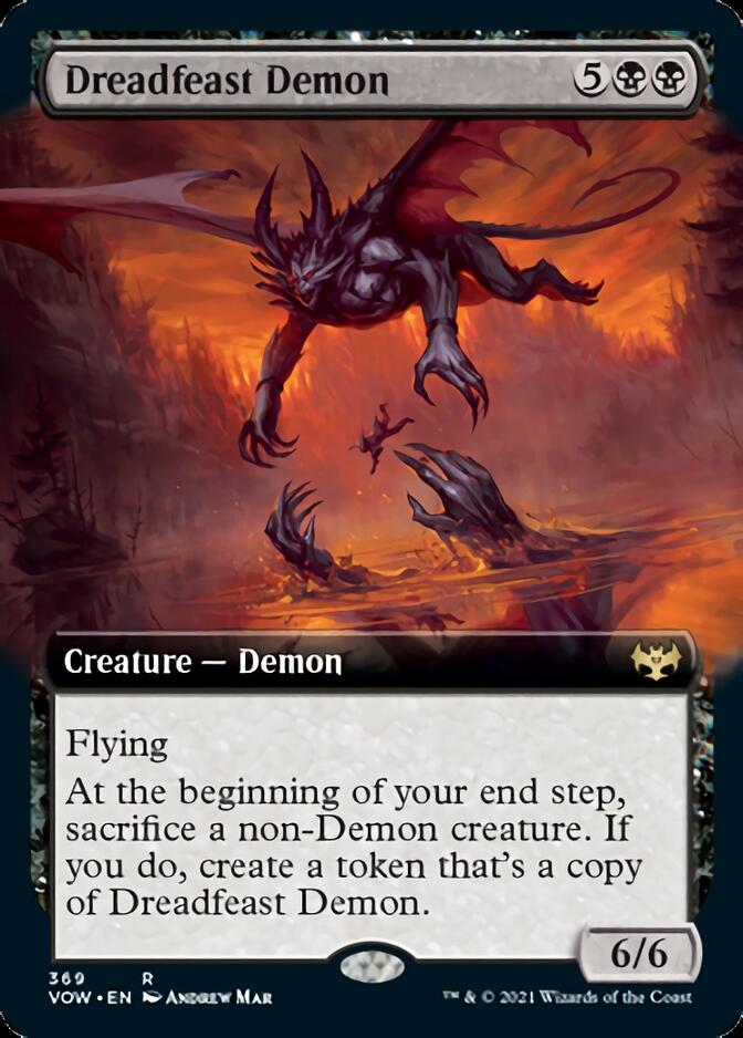 Dreadfeast Demon (Extended Art) [Innistrad: Crimson Vow] | Gear Gaming Bentonville