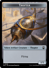 Aetherborn // Thopter Double-Sided Token [Modern Horizons 3 Commander Tokens] | Gear Gaming Bentonville