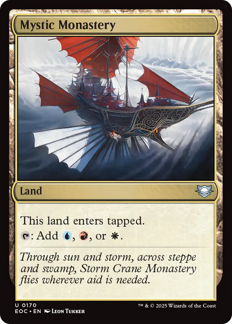 Mystic Monastery [Edge of Eternities Commander] | Gear Gaming Bentonville
