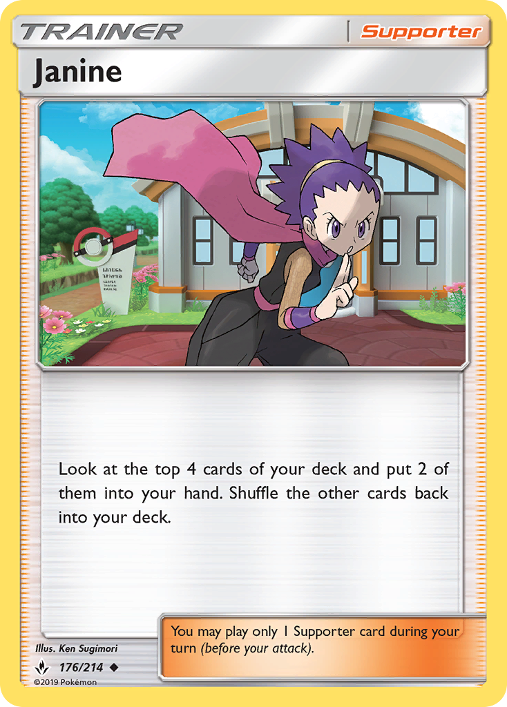 Janine (176/214) [Sun & Moon: Unbroken Bonds] | Gear Gaming Bentonville