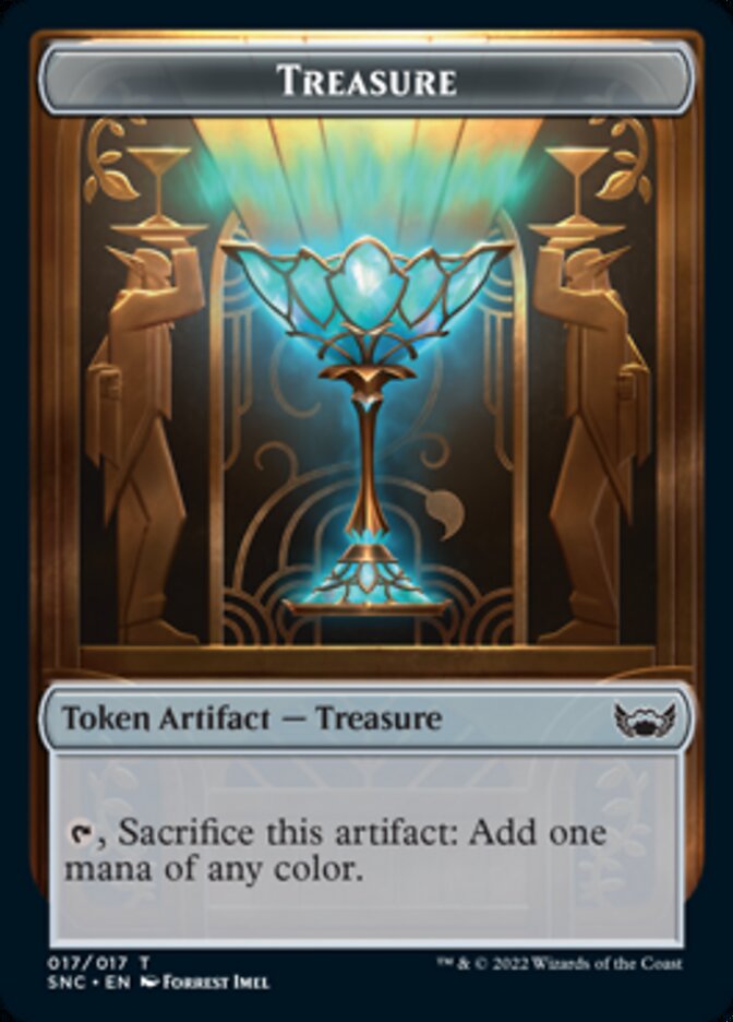 Treasure (017) // Copy Double-Sided Token [Streets of New Capenna Tokens] | Gear Gaming Bentonville