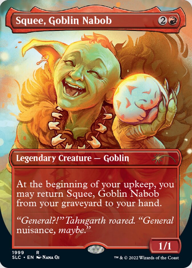 Squee, Goblin Nabob (Borderless) [Secret Lair Countdown Kit] | Gear Gaming Bentonville