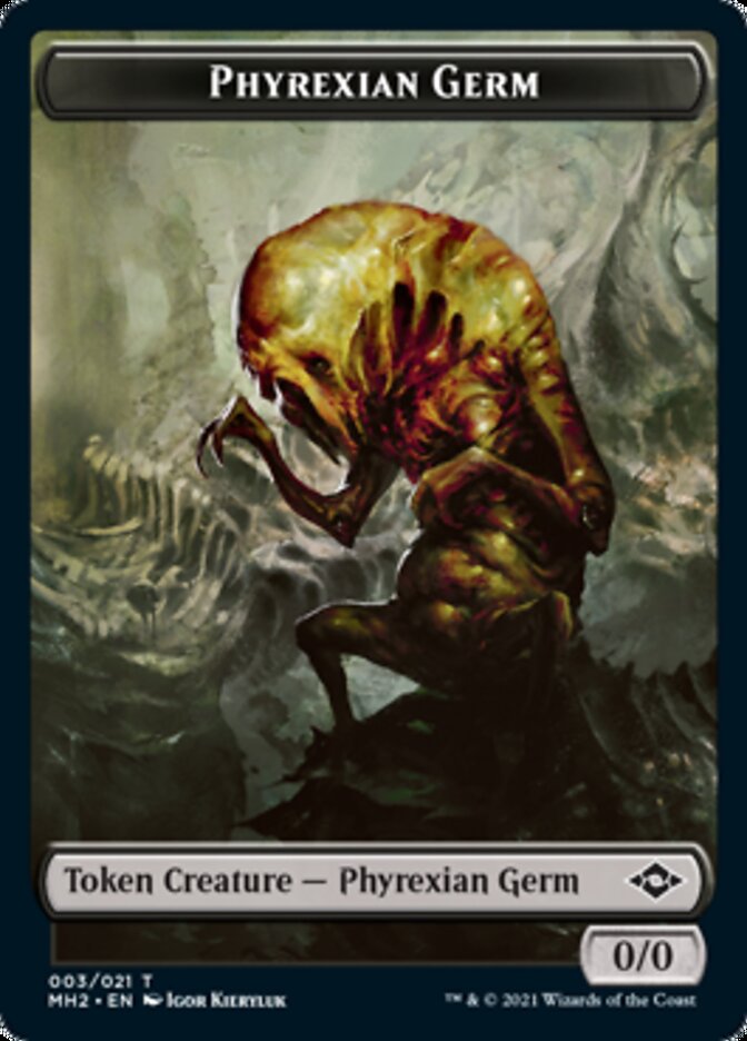 Food (17) // Phyrexian Germ Double-Sided Token [Modern Horizons 2 Tokens] | Gear Gaming Bentonville