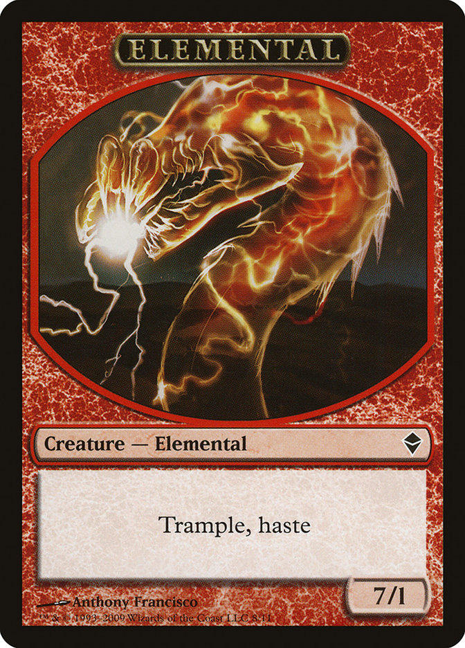Elemental Token [Zendikar Tokens] | Gear Gaming Bentonville