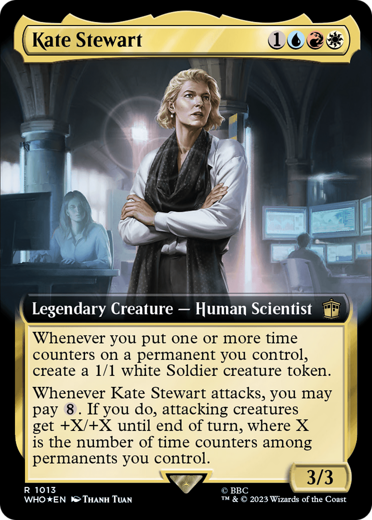Kate Stewart (Extended Art) (Surge Foil) [Doctor Who] | Gear Gaming Bentonville