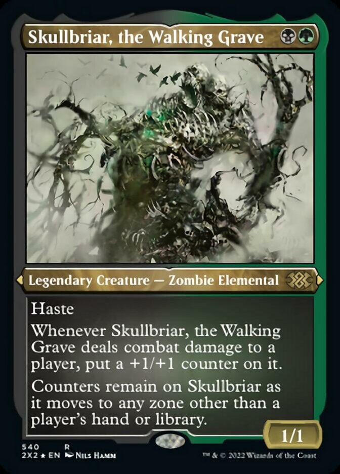 Skullbriar, the Walking Grave (Foil Etched) [Double Masters 2022] | Gear Gaming Bentonville