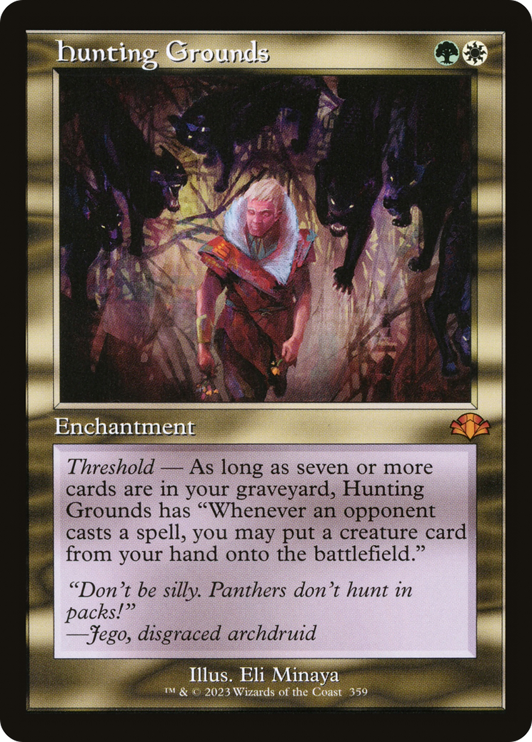 Hunting Grounds (Retro) [Dominaria Remastered] | Gear Gaming Bentonville