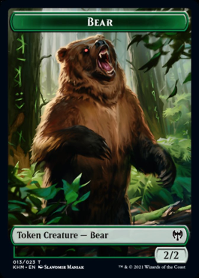 Bear Token [Kaldheim Tokens] | Gear Gaming Bentonville