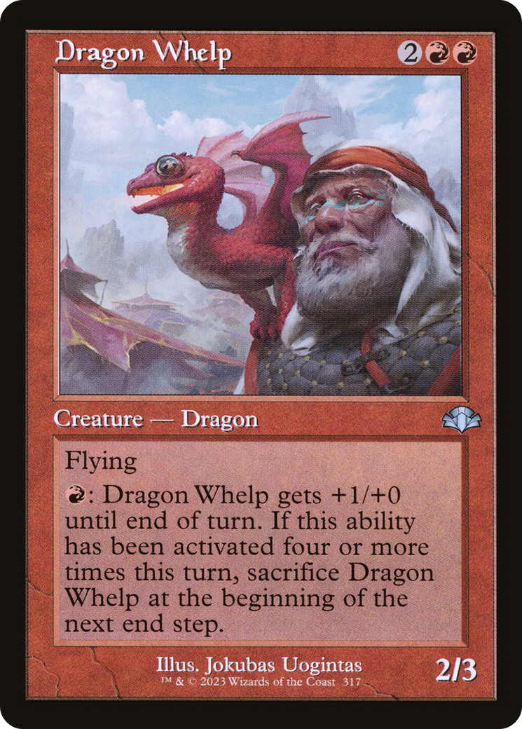Dragon Whelp (Retro) [Dominaria Remastered] | Gear Gaming Bentonville