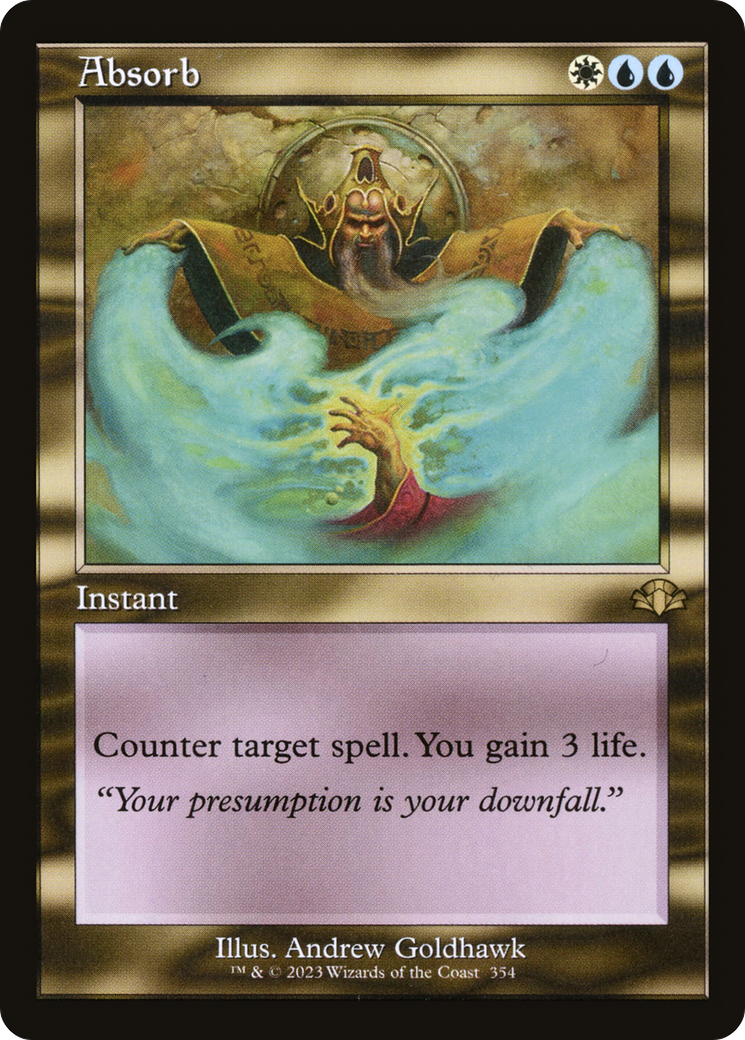 Absorb (Retro) [Dominaria Remastered] | Gear Gaming Bentonville