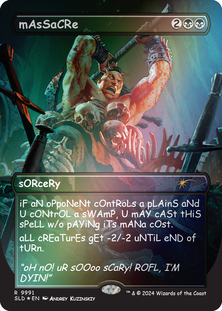 mAsSaCRe (Rainbow Foil) [Secret Lair Drop Series] | Gear Gaming Bentonville