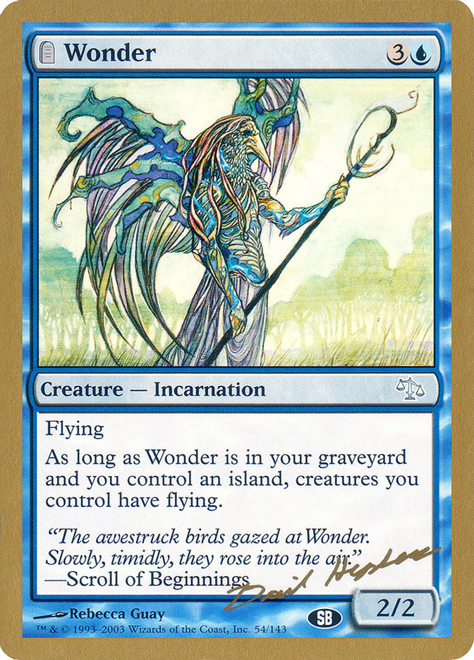 Wonder (Dave Humpherys) (SB) [World Championship Decks 2003] | Gear Gaming Bentonville