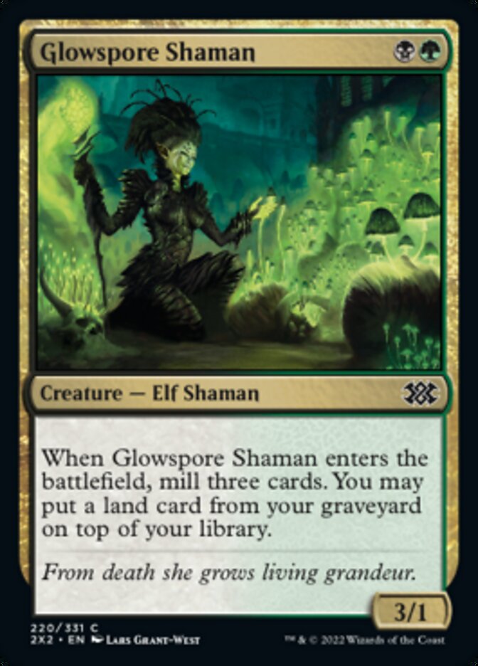 Glowspore Shaman [Double Masters 2022] | Gear Gaming Bentonville