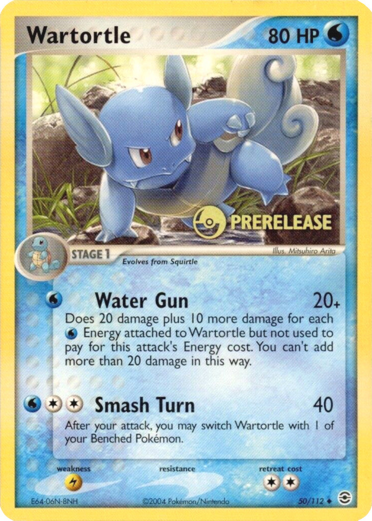 Wartortle (50/112) (Prerelease) [EX: FireRed & LeafGreen] | Gear Gaming Bentonville