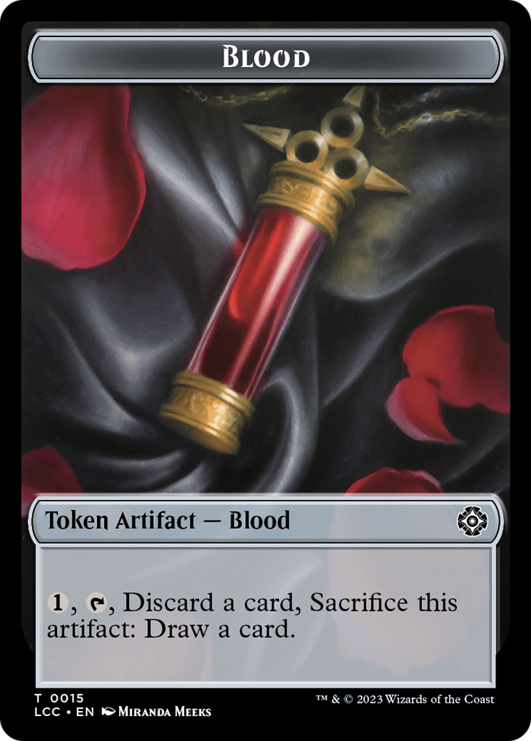 Blood // Vampire (0004) Double-Sided Token [The Lost Caverns of Ixalan Commander Tokens] | Gear Gaming Bentonville