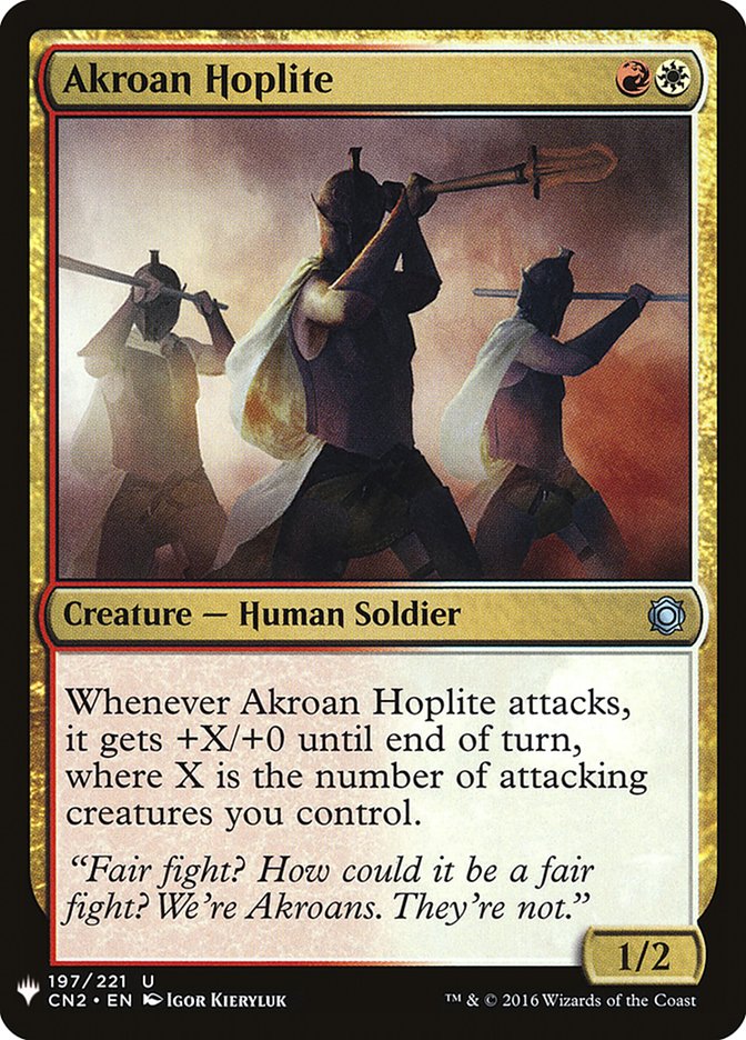 Akroan Hoplite [Mystery Booster] | Gear Gaming Bentonville