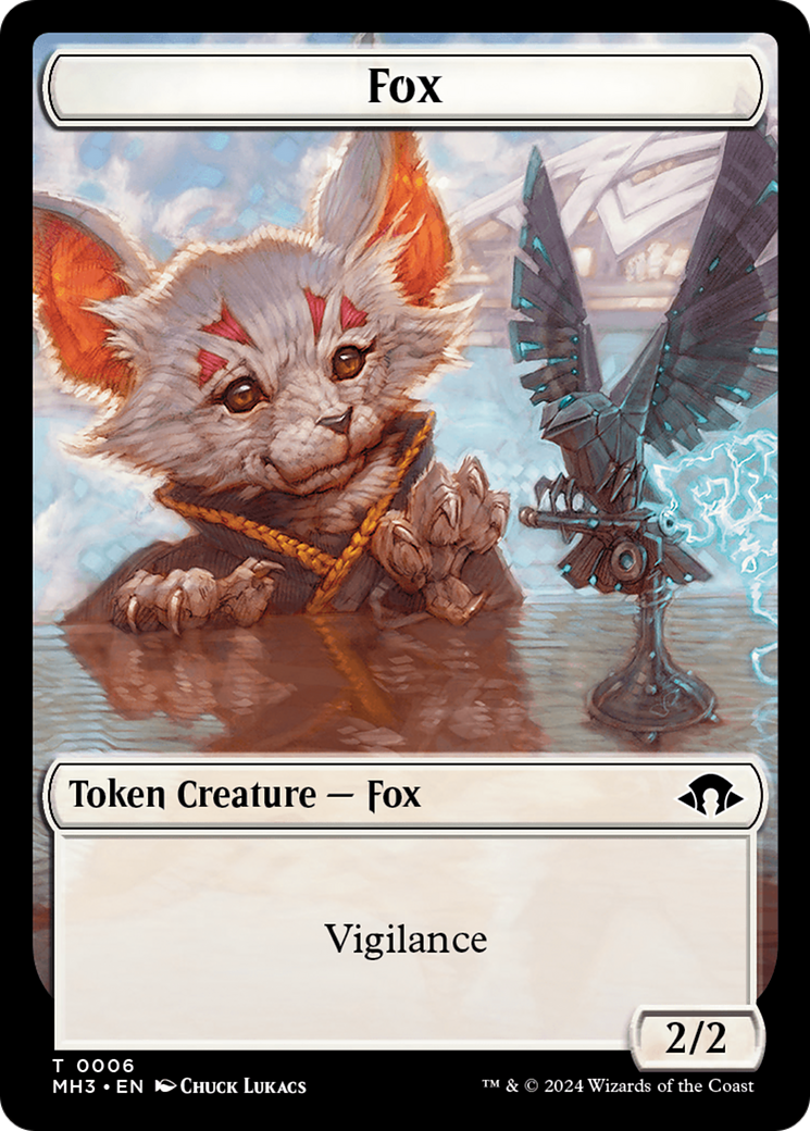 Phyrexian Germ // Fox Double-Sided Token [Modern Horizons 3 Tokens] | Gear Gaming Bentonville