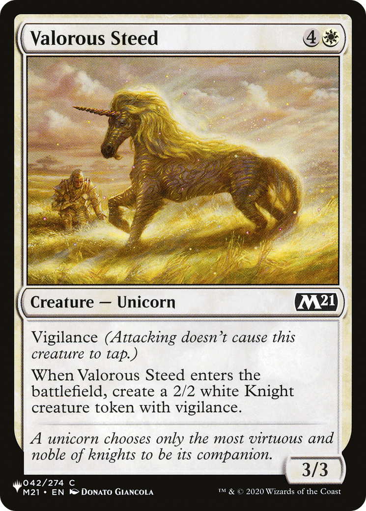 Valorous Steed [The List Reprints] | Gear Gaming Bentonville