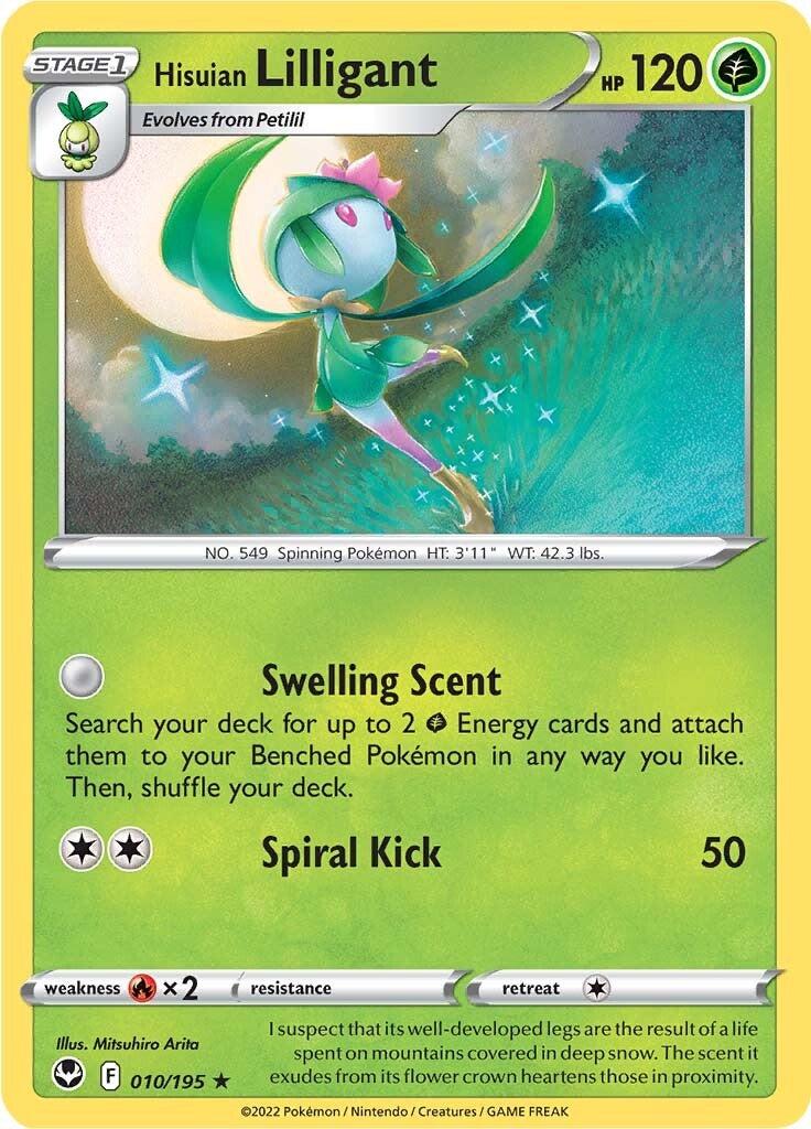 Hisuian Lilligant (010/195) [Sword & Shield: Silver Tempest] | Gear Gaming Bentonville