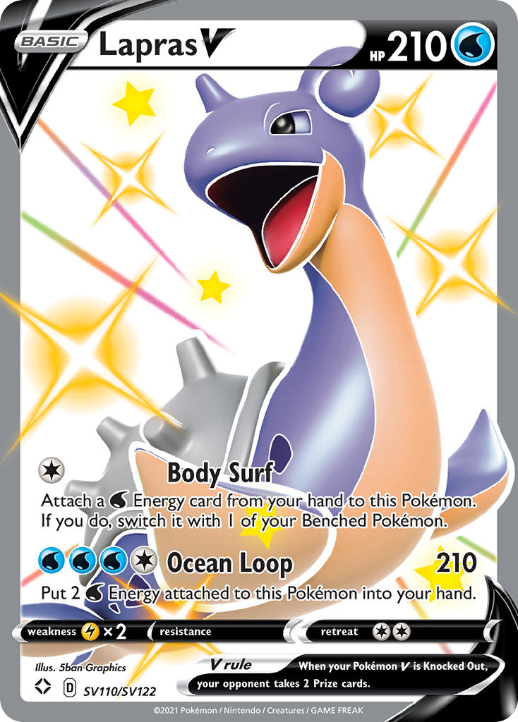 Lapras V (SV110/SV122) [Sword & Shield: Shining Fates] | Gear Gaming Bentonville