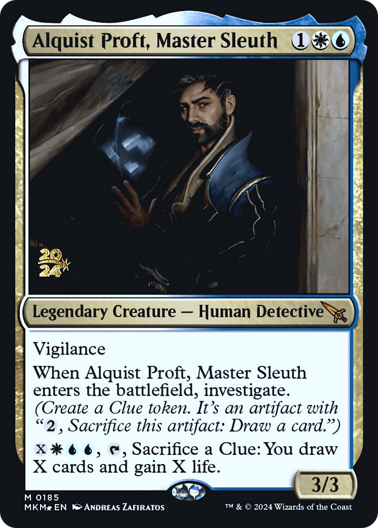 Alquist Proft, Master Sleuth [Murders at Karlov Manor Prerelease Promos] | Gear Gaming Bentonville