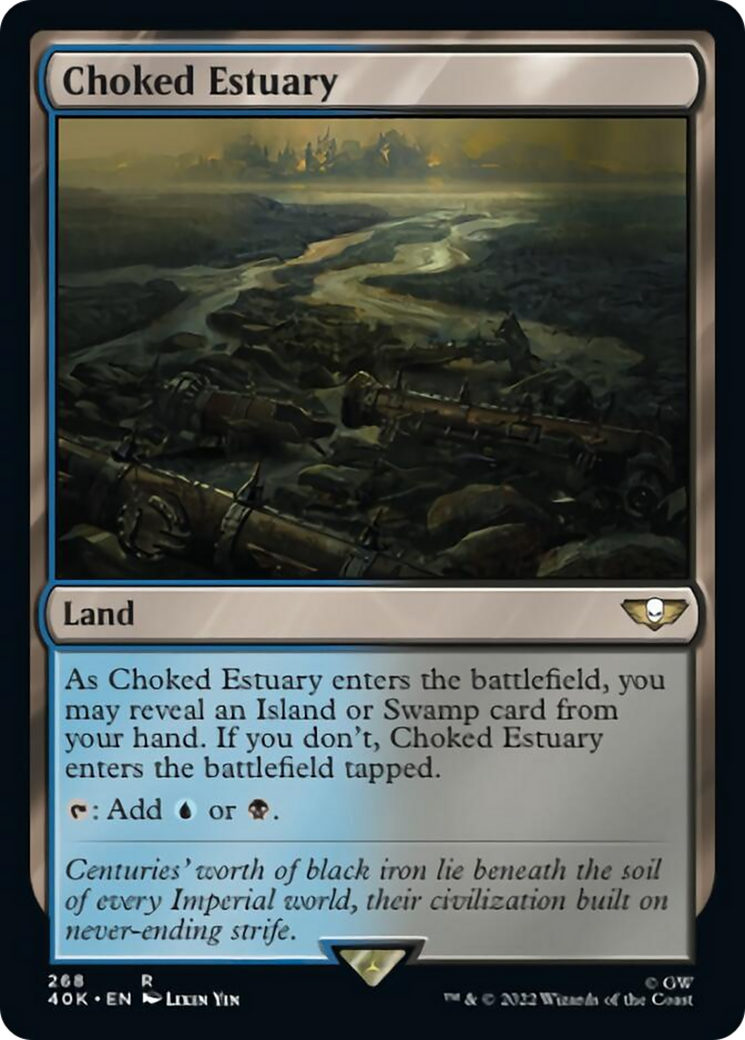 Choked Estuary (Surge Foil) [Warhammer 40,000] | Gear Gaming Bentonville