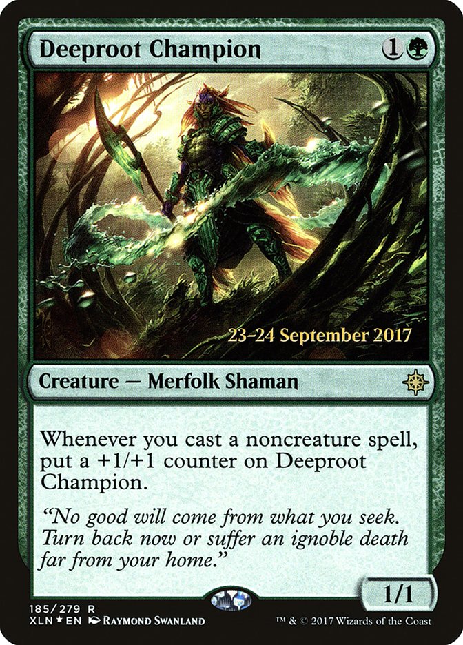 Deeproot Champion [Ixalan Prerelease Promos] | Gear Gaming Bentonville