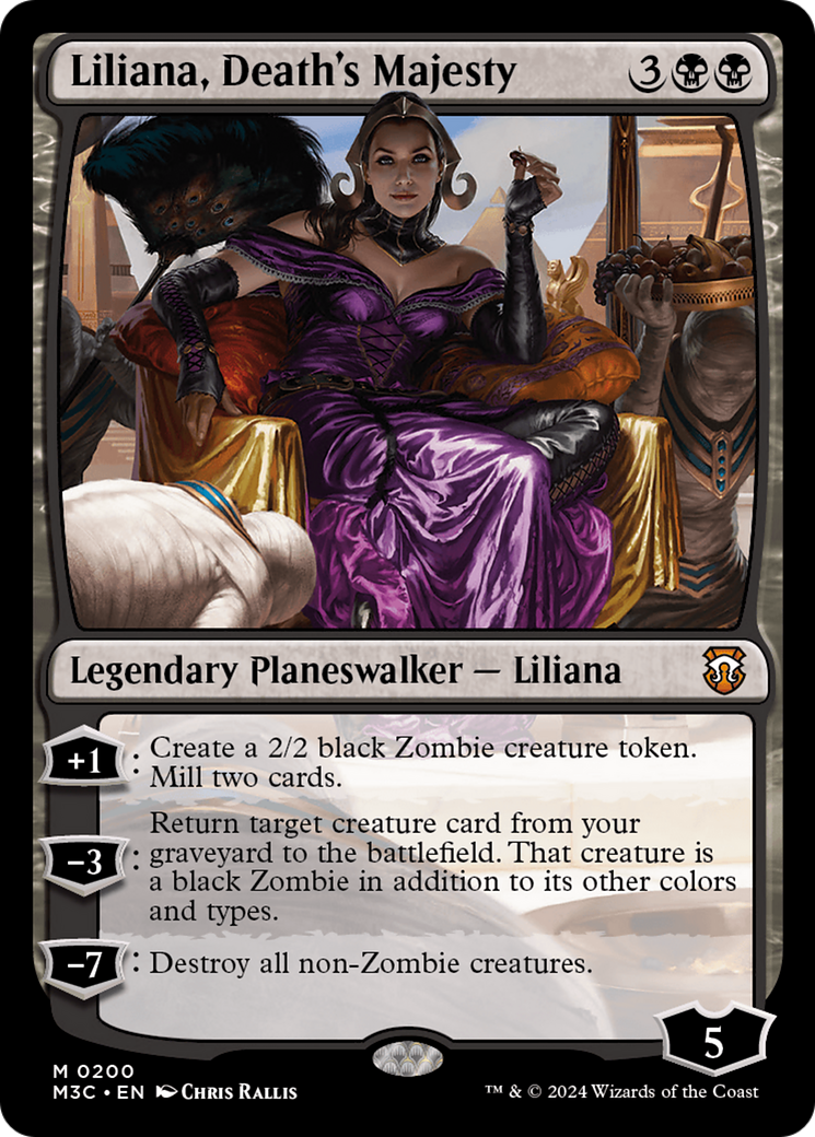 Liliana, Death's Majesty (Ripple Foil) [Modern Horizons 3 Commander] | Gear Gaming Bentonville